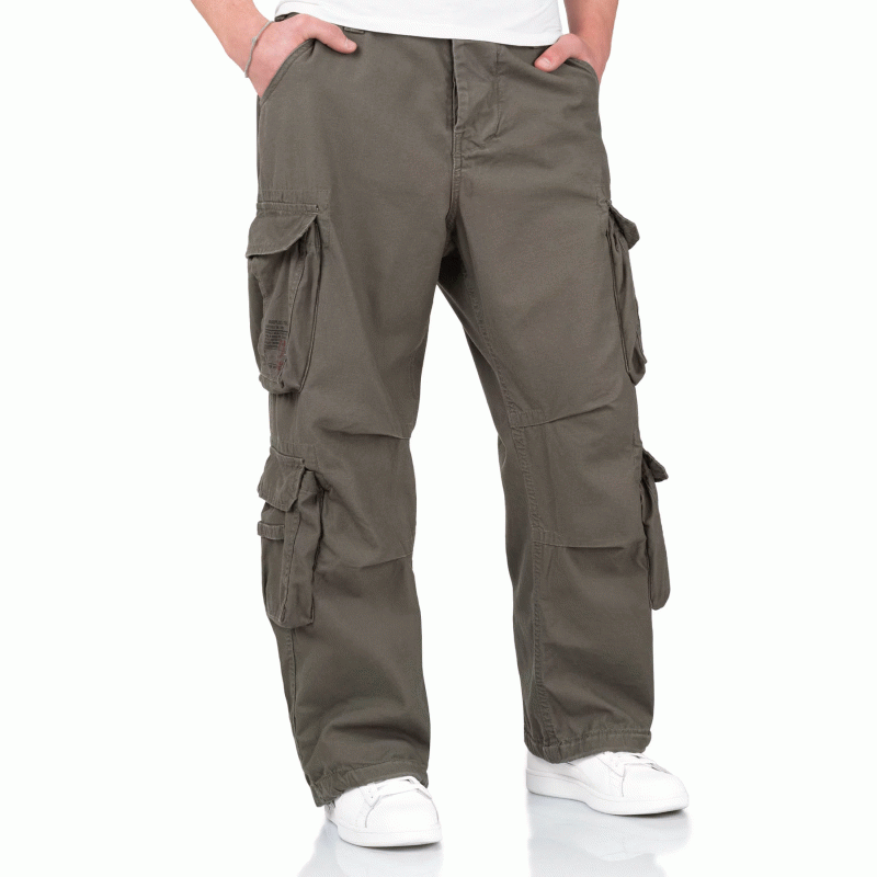 Брюки SURPLUS AIRBORNE VINTAGE TROUSERS (Olive), Surplus Raw Vintage®