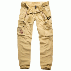 Брюки SURPLUS ROYAL TRAVELER SLIMMY, Beige, Surplus Raw Vintage®