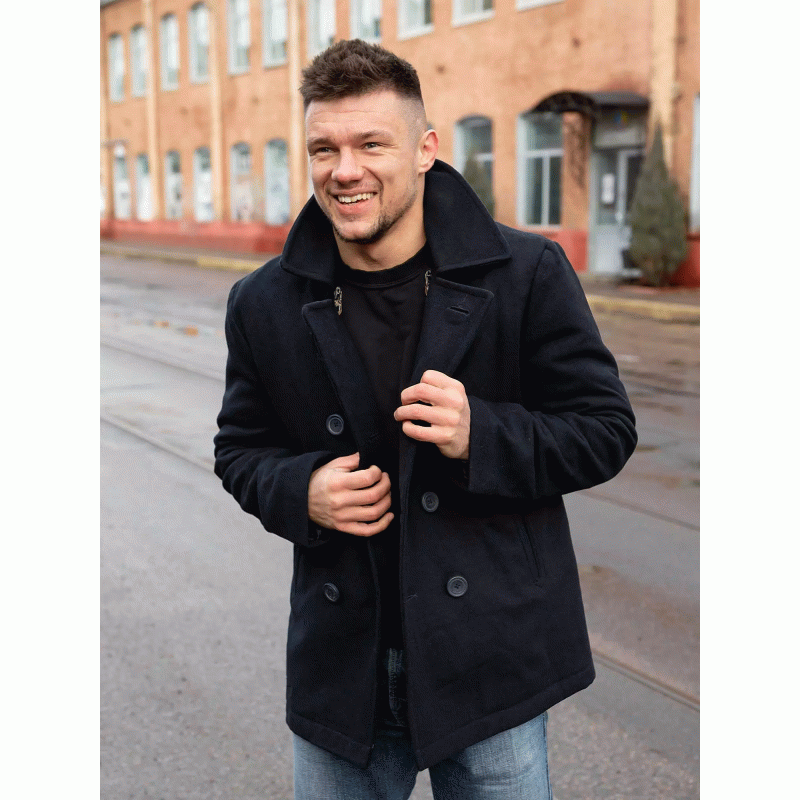 Бушлат двубортный SURPLUS PEA COAT (Navy), Surplus Raw Vintage®