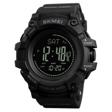 Годинник тактичний багатофункціональний Skmei  Black, Black