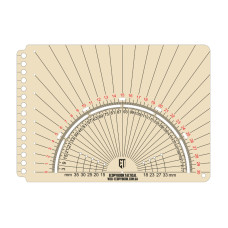 Ecopybook Tactical линейка Protractor
