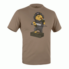 Футболка c рисунком Мишка Olive Drab