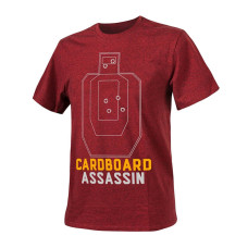 Футболка CARDBOARD ASSASSIN, 2501Z-Red/Black Melange