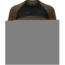 Футболка Harkila Heat Control. Размер - 3XL. Цвет - зелёный/чёрный