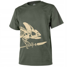 Футболка T-shirt Helikon Full Body Skeleton - Olive Green
