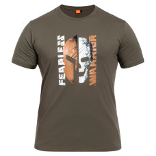 Футболка Pentagon Ageron Fearless Warrior Olive
