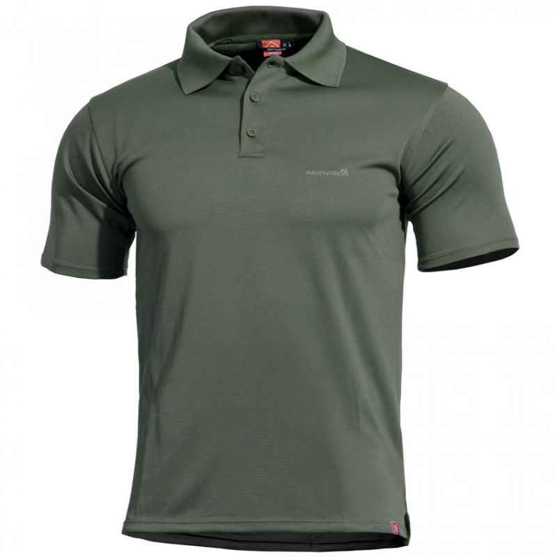 Футболка поло Pentagon Anassa Polo Shirt Camo Green, Helikon-Tex