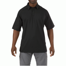 Футболка Поло тактическая с коротким рукавом 5.11 RAPID PERFORMANCE POLO - SHORT SLEEVE Black