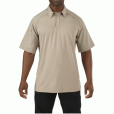 Футболка Поло тактична з коротким рукавом 5.11 RAPID PERFORMANCE POLO - SHORT SLEEVE Silver Tan
