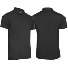 Футболка поло Mil-Tec Tactical Quickdry - Black, Black