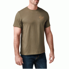 Футболка с рисунком 5.11 Tactical Choose Wisely (RANGER GREEN)