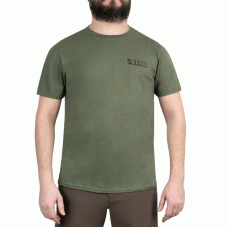 Футболка с рисунком 5.11 Tactical EMEA Smoke 'Em Military Green