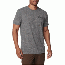Футболка з малюнком 5.11 Tactical Triblend Legacy Short Sleeve Tee CHARCOAL HEATHER