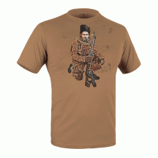 Футболка з малюнком Бойовий Кобзар Coyote Brown