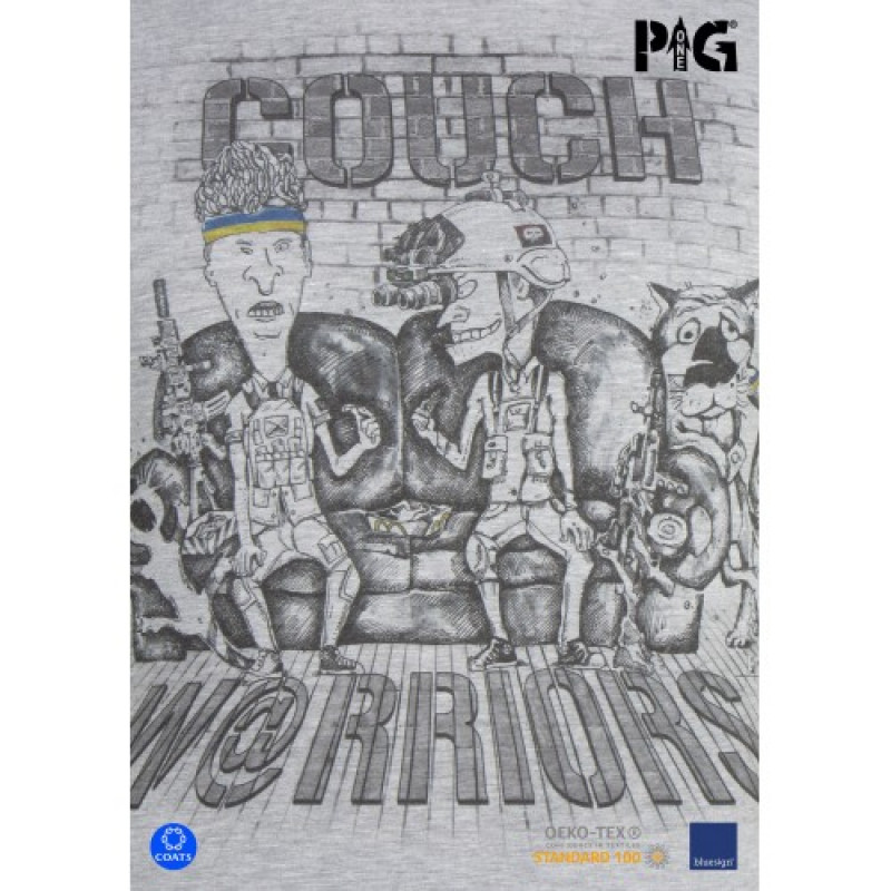 Футболка с рисунком Couch Warriors, Iron Grey арт. UA281-29891-IG-CW