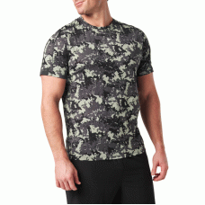 Футболка тактическая потоотводящая 5.11 Tactical No Mercy PT-R Short Sleeve Top Shadow Jungle Canopy Camo