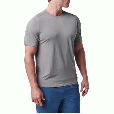 Футболка тактична потовідвідна 5.11 Tactical No Mercy PT-R Short Sleeve Top, Overcast grey
