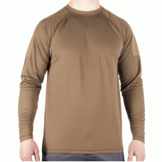 Футболка з довгим рукавом швидковисихаюча TACTICAL LONG SLEEVE SHIRT QUICKDRY (DARK COYOTE), Sturm Mil-Tec®