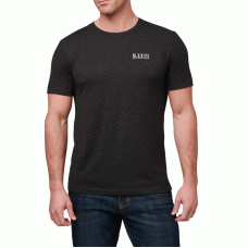 Футболка з малюнком 5.11 Tactical Triblend Legacy Short Sleeve Tee (Black Heather)