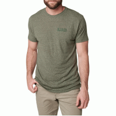 Футболка з малюнком 5.11 Triblend Legacy Short Sleeve Tee (Military Green Heather), 5.11 ®
