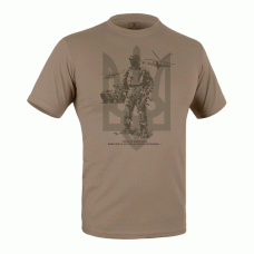 Футболка з малюнком Герої не вмирають (Olive Drab)