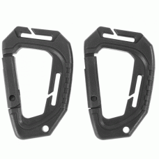 Карабин тактический пластиковый TACTICAL CARABINER MOLLE (2 шт.) Black