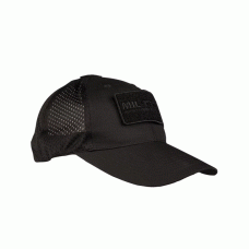 Кепка бейсболка з сітчастою вставкою Mil-Tec Black