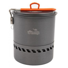 Котелок Tramp из анодированного алюминия с теплообменником 1,5 л TRC-118
