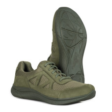 Кросівки тактичні Ягуар літні нубук з 3D-сіткою Оливкові, Olive