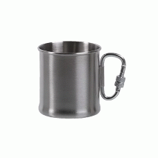 Кружка нержавіюча Sturm Mil-Tec® Stainless Steel Karabiner Cup (250 ml) Steel