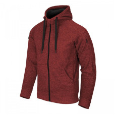 Куртка COVERT TACTICAL HOODIE (FullZip), Red/Black Melange, Helikon-Tex