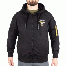 Куртка демісезонна Sturm Mil-Tec Flight Jacket Top Gun The Flying Legend Black