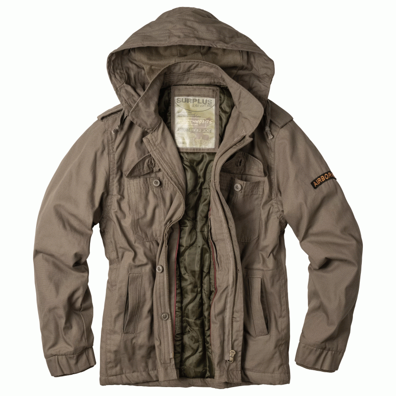 Куртка демисезонная SURPLUS AIRBORNE JACKET (Olive), Surplus Raw Vintage®