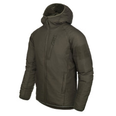 Куртка Helikon-Tex Wolfhound Hoodie Climashield Зеленая Тайга, Зелёный