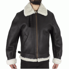 Куртка лётная кожаная американская B3 Brown