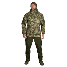 Куртка Stalker SoftShell Хищник пиксель 7495