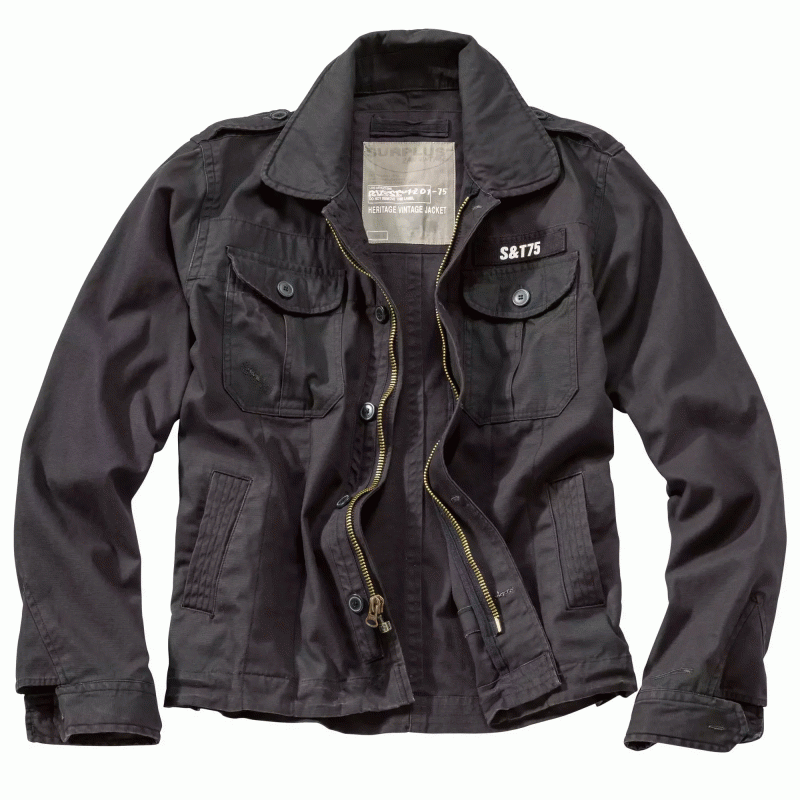 Куртка SURPLUS HERITAGE VINTAGE JACKE Black