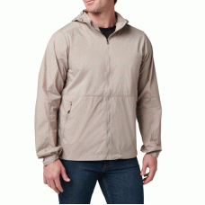 Куртка тактична демісезонна 5.11 Tactical Packable Windbreaker Jacket (Badlands Tan)