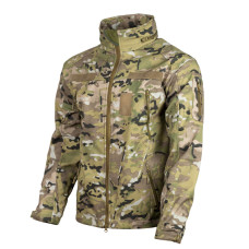 Куртка с липучками для шевронов Vik-Tailor SoftShell Multicam, Multicam