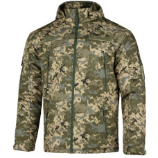 Куртка зимняя Vik-Tailor SoftShell Max-Heat ММ-14 (пиксель ЗСУ), пиксель