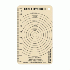 Лінійка тактична Ecopybook Карта кучності (CLEAR)
