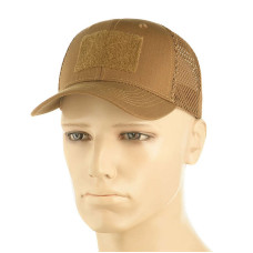 M-Tac бейсболка с липучкой и сеткой Flex рип-стоп Coyote Brown