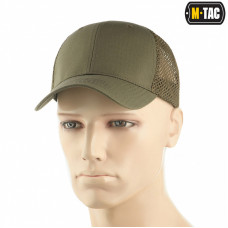 M-Tac бейсболка с сеткой Flex рип-стоп Dark Olive