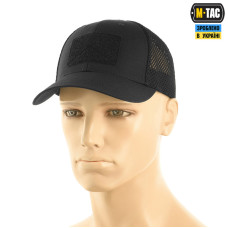 M-Tac бейсболка тактическая с сеткой Elite Flex Black
