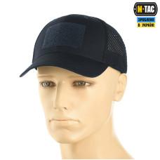 M-Tac бейсболка тактическая с сеткой Elite Flex Dark Navy Blue