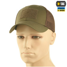 M-Tac бейсболка тактическая с сеткой Elite Flex Dark Olive