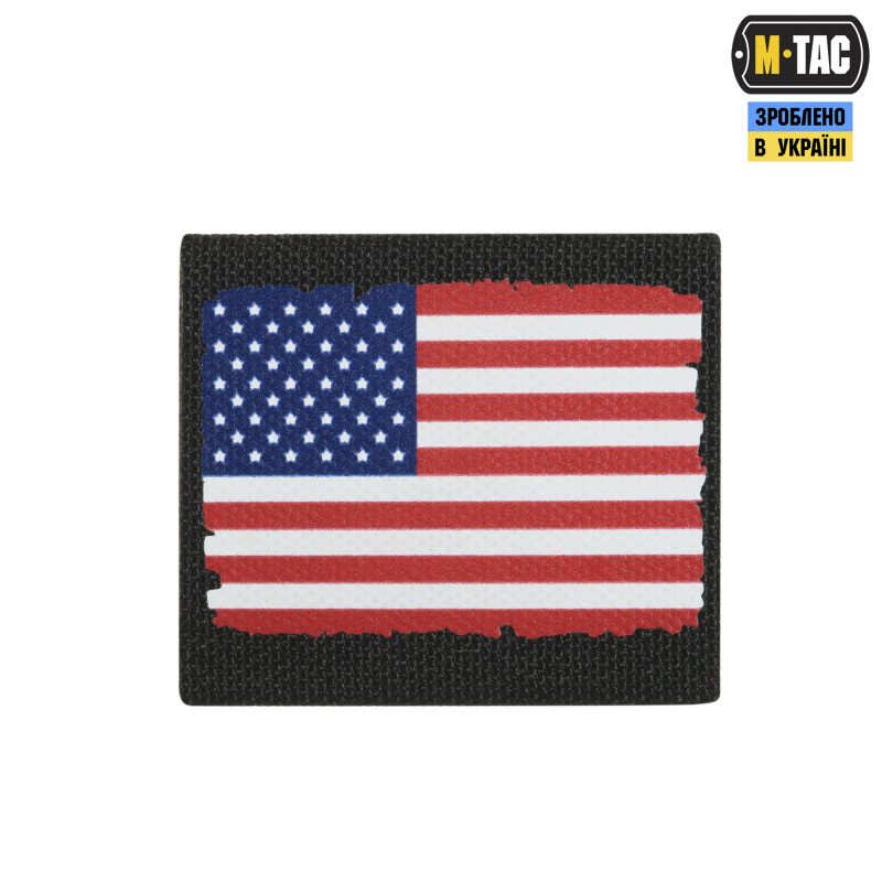M-Tac MOLLE Patch флаг США Full Color/Black