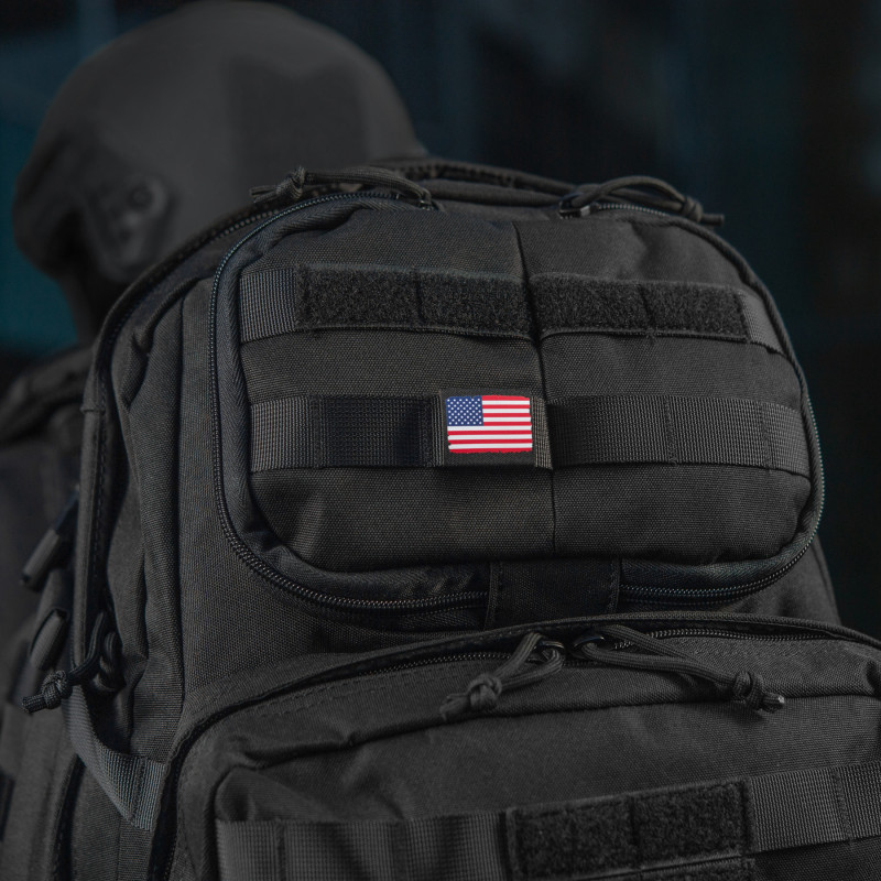 M-Tac MOLLE Patch флаг США Full Color/Black