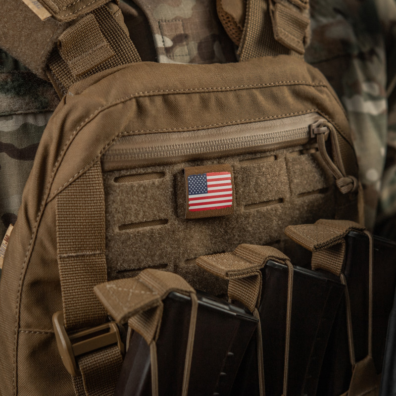 M-Tac MOLLE Patch флаг США Full Color/Coyote