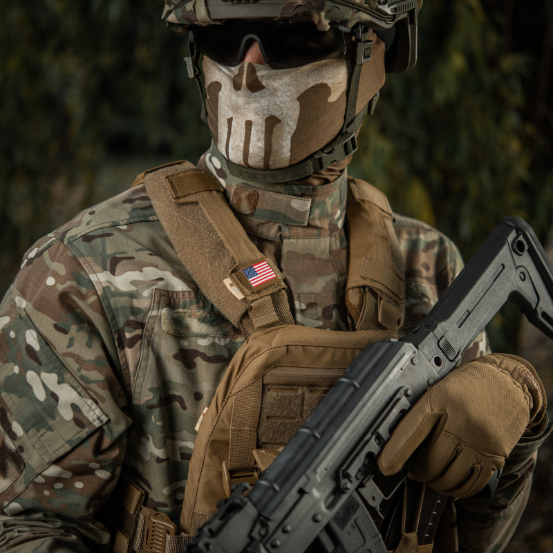 M-Tac MOLLE Patch флаг США Full Color/Coyote